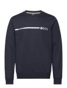 Tracksuit Sweatshirt Tops Sweatshirts & Hoodies Sweatshirts Navy BOSS