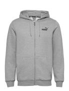 Ess Small Logo Fz Hoodie Fl Sport Sweatshirts & Hoodies Hoodies Grey P...