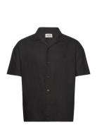 Dplinen Blend Shirt Tops Shirts Short-sleeved Black Denim Project