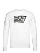 T-Shirt Tops T-Langærmet Skjorte White EA7