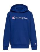 Hooded Sweatshirt Sport Sweatshirts & Hoodies Hoodies Blue Champion