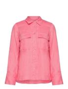 Cassidy Shirt Tops Shirts Long-sleeved Pink Twist & Tango