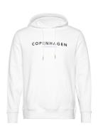 Copenhagen Sweat Hoodie Tops Sweatshirts & Hoodies Hoodies White Lindb...
