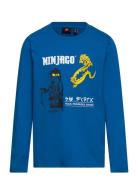 Lwtaylor 624 - T-Shirt L/S Tops T-shirts Long-sleeved T-Skjorte Blue L...