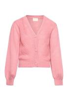 Cardigan Knit Tops Knitwear Cardigans Pink Creamie