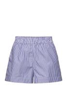 Rhdes Pop Strp Pul On Shrt Bottoms Shorts Casual Shorts Blue French Co...
