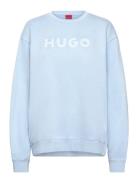 Disandra Tops Sweatshirts & Hoodies Sweatshirts Blue HUGO