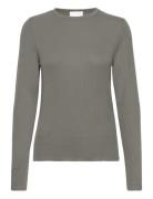 Lr-Ika Tops T-shirts & Tops Long-sleeved Grey Levete Room