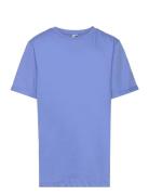 Pkria Ss Fold Up Solid Tee Tw Bc Tops T-Kortærmet Skjorte Blue Little ...