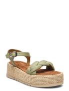 Carese_Ns Shoes Summer Shoes Platform Sandals Green UNISA