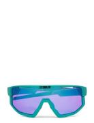 Fusion Accessories Sunglasses D-frame- Wayfarer Sunglasses Blue Bliz