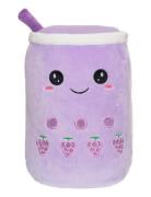 Squeezie, Bubble Tea, Blueberry Toys Soft Toys Stuffed Toys Purple Ted...