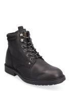 Jfwsolomon Leather Boot Sn Snørestøvler Black Jack & J S