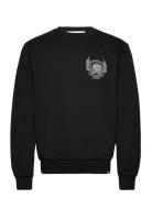 Chad Sweatshirt Tops Sweatshirts & Hoodies Sweatshirts Black Les Deux