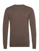 Maj S Tops Knitwear Round Necks Brown Matinique