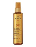 Tanning Sun Oil Spf30 150 Ml Solcreme Krop Nude NUXE