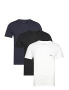 Tshirtrn 3P Classic Tops T-Kortærmet Skjorte Navy BOSS
