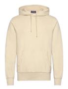 Loopback Fleece Hoodie Tops Sweatshirts & Hoodies Hoodies Cream Polo R...