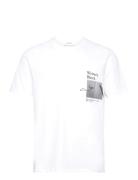 Newspaper T-Shirt Tops T-Kortærmet Skjorte White Les Deux