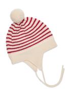 Baby Pompom Hat Accessories Headwear Hats Baby Hats Multi/patterned FU...