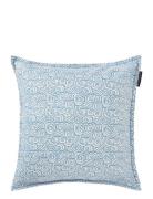 Waves Printed Linen/Cotton Pillow Cover Home Textiles Cushions & Blank...