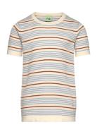 Striped T-Shirt Tops T-Kortærmet Skjorte Multi/patterned FUB