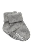 Cotton Socks With Anti-Slip Sokker Strømper Grey Melton