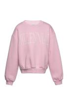 Sweatshirt Love Tops Sweatshirts & Hoodies Sweatshirts Pink Lindex