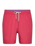 Recycled Polyester-Traveler Short Badeshorts Red Polo Ralph Lauren