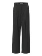 Paulagz Mw Wide Pants Bottoms Trousers Wide Leg Black Gestuz