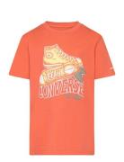 Cnvb Sun Fresh Gfx Tee Sport T-Kortærmet Skjorte Orange Converse