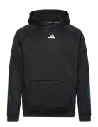 Ti 3S Hoodie Sport Sweatshirts & Hoodies Hoodies Black Adidas Performa...