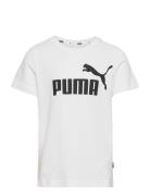 Ess Logo Tee B Sport T-Kortærmet Skjorte White PUMA