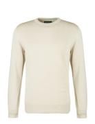 Barbour Pima Cotton Crew Neck Designers Knitwear Round Necks Beige Bar...