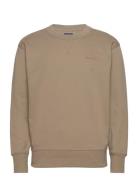 Gant Icon C-Neck Tops Sweatshirts & Hoodies Sweatshirts Beige GANT