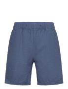 Shorts Linen Blended Bottoms Shorts Blue Lindex