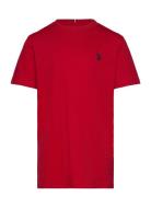 Dhm Tshirt Tops T-Kortærmet Skjorte Red U.S. Polo Assn.