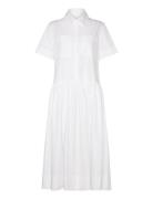 Bay White Midi Dress Knælang Kjole White ALOHAS