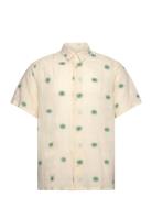 Ira Ss Shirt Tops Shirts Short-sleeved Cream Les Deux