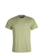 Barbour Sports Tee Designers T-Kortærmet Skjorte Khaki Green Barbour