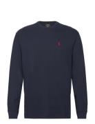 Classic Fit Jersey Long-Sleeve T-Shirt Tops T-Langærmet Skjorte Navy P...