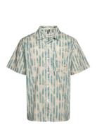 Air Shirt Ss Tops Shirts Short-sleeved Blue Fat Moose