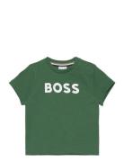 Short Sleeves Tee-Shirt Tops T-Kortærmet Skjorte Green BOSS