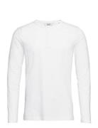 Sdvinton Tee Ls Tops T-Langærmet Skjorte White Solid