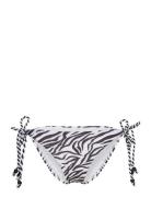Doha Zebra Cheeky T Swimwear Bikinis Bikini Bottoms Side-tie Bikinis W...
