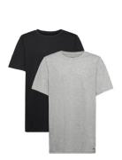 Nhb Boy 2Pk Crew Undershirt Tops T-Kortærmet Skjorte Grey Nike