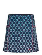 Kayla Skirt Print Kort Nederdel Blue J. Lindeberg