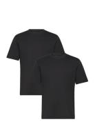 Double Pack Crew Neck Tee Tops T-Kortærmet Skjorte Black Tom Tailor