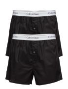 Boxer Slim 2Pk Underwear Boxer Shorts Black Calvin Klein