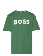 Short Sleeves Tee-Shirt Tops T-Kortærmet Skjorte Green BOSS